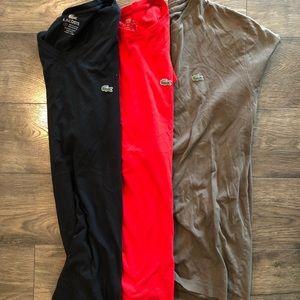 3 Lacoste T-Shirts